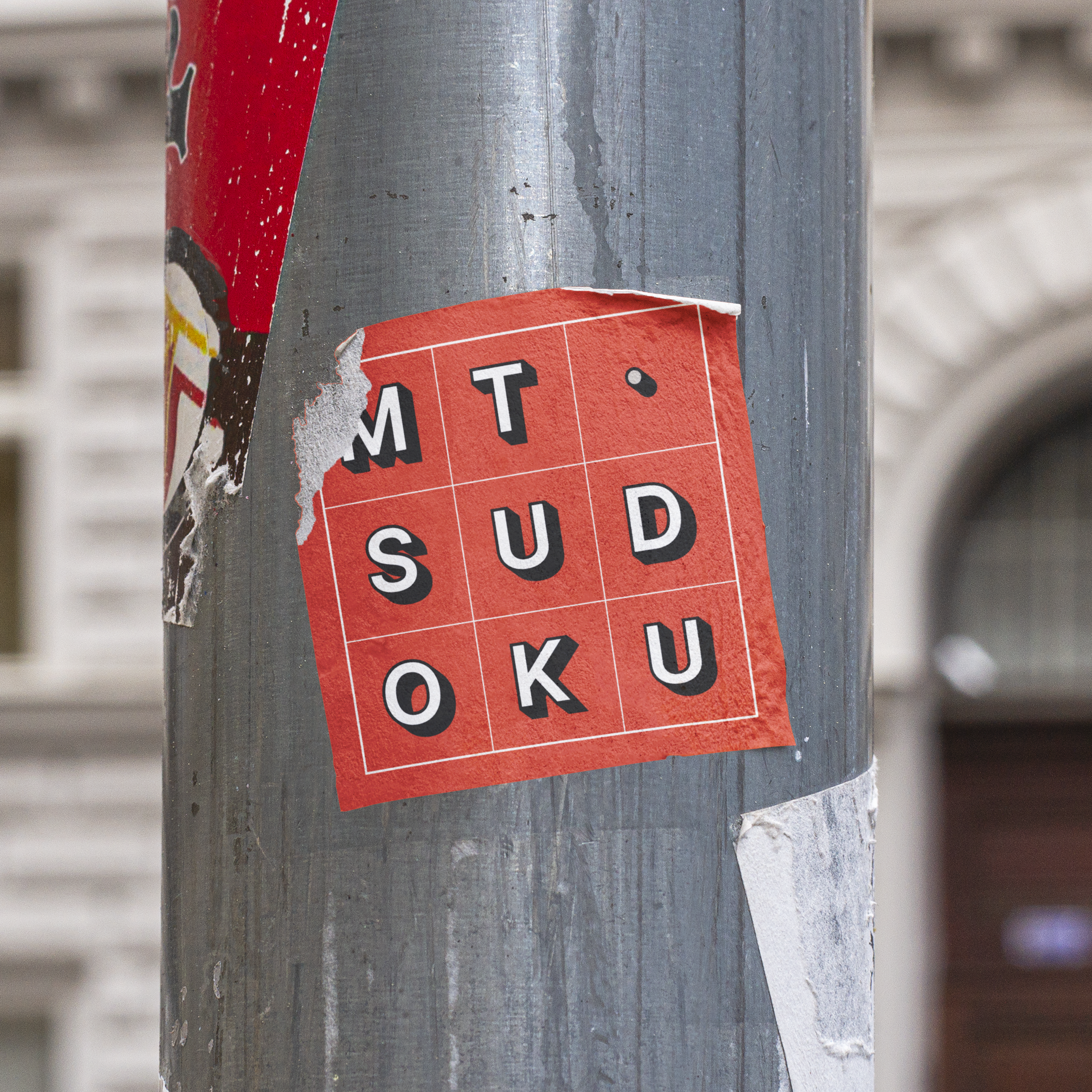 Mt. Sudoku branded sticker